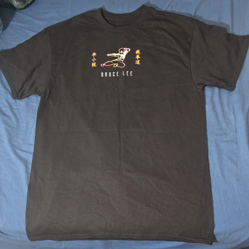 Black Bruce Lee Graphic T-Shirt